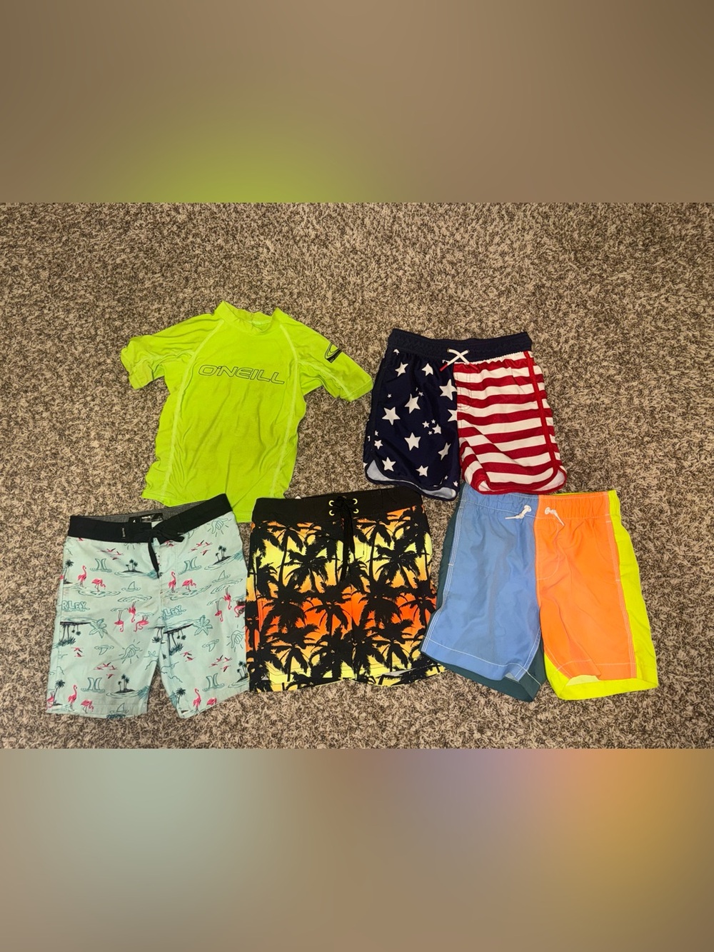 Boys size 6 swim shorts/trunks/board short Hurley, O’Neill, Gap, Art Clas